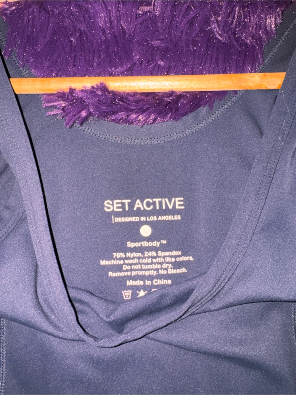 Set active bodysuit navy blue - Picture 4 of 5
